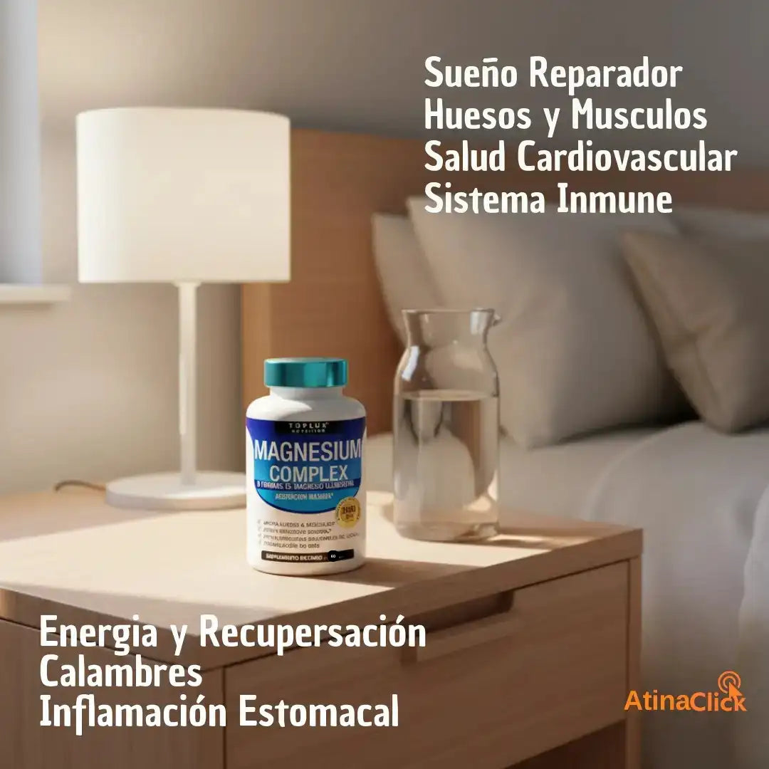 Suplemento de Magnesio Complex 8 en 1