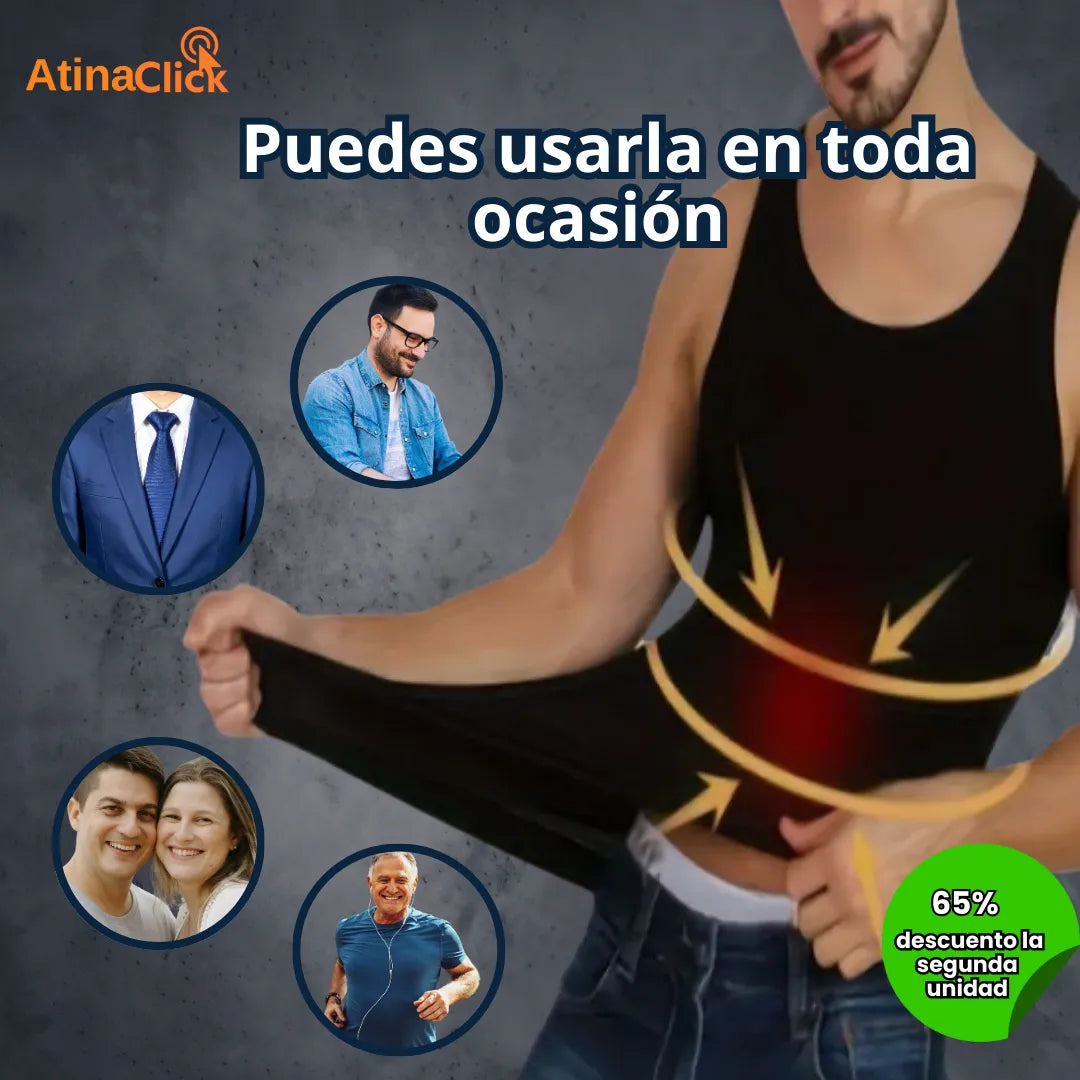 MaxControl Camiseta Reductora Masculina