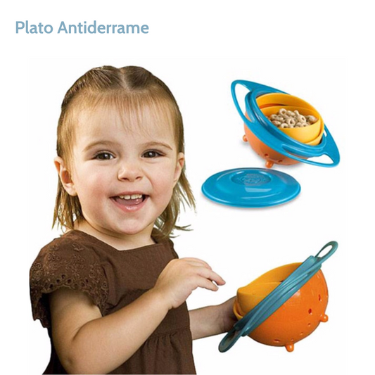 Plato Antiderrame para Bebés y Niños Pequeños
