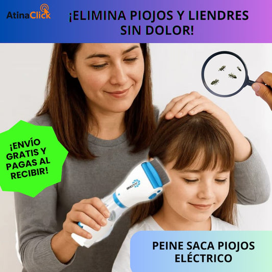 Peine Saca Piojos Eléctrico