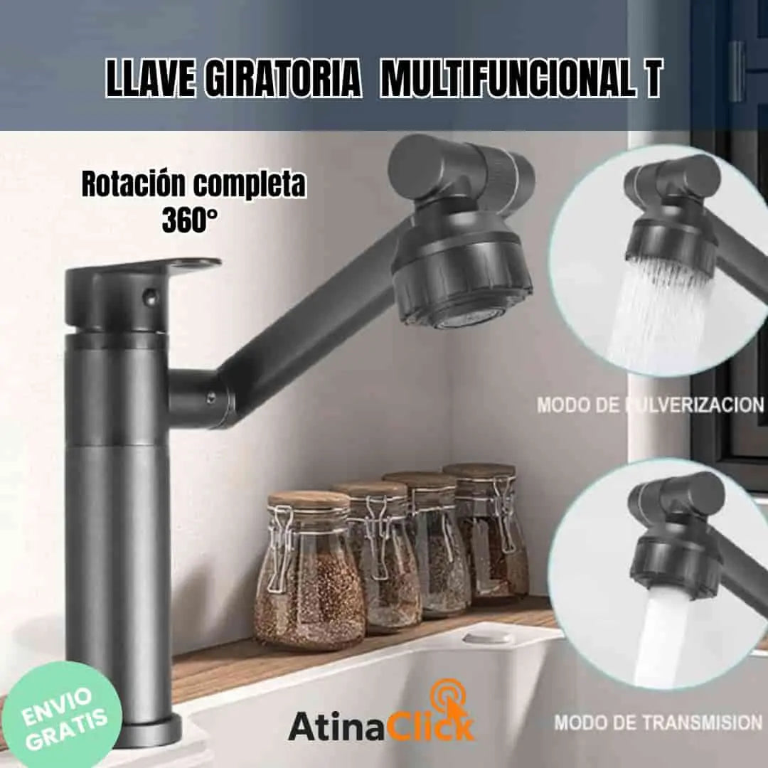 Llave Giratoria Multifuncional- Water T