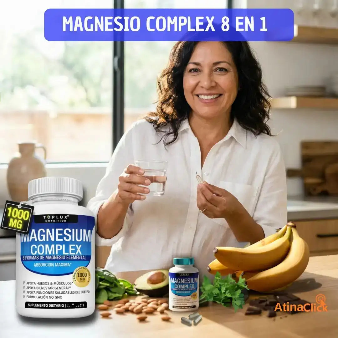 Suplemento de Magnesio Complex 8 en 1
