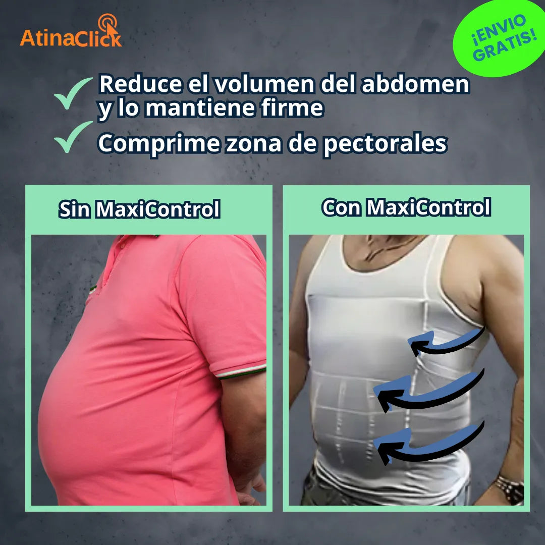 MaxControl Camiseta Reductora Masculina