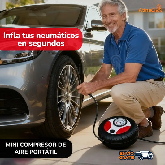 Mini Compresor de Aire Eléctrico