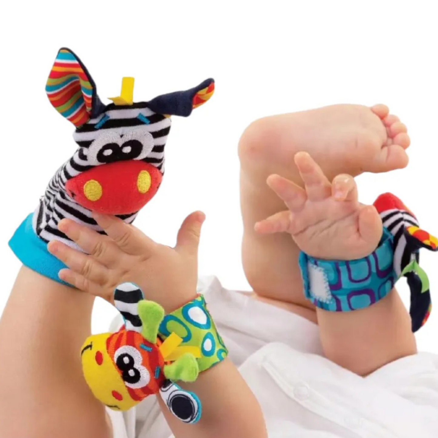 Sonajero de Muñeca y Pies para Bebé RattleFun