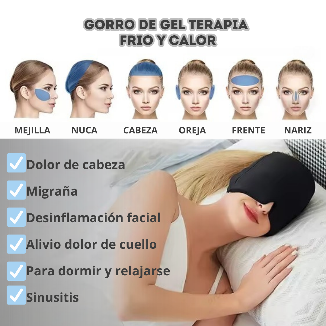 Gorro de Gel Frio y Calor Terapeutico