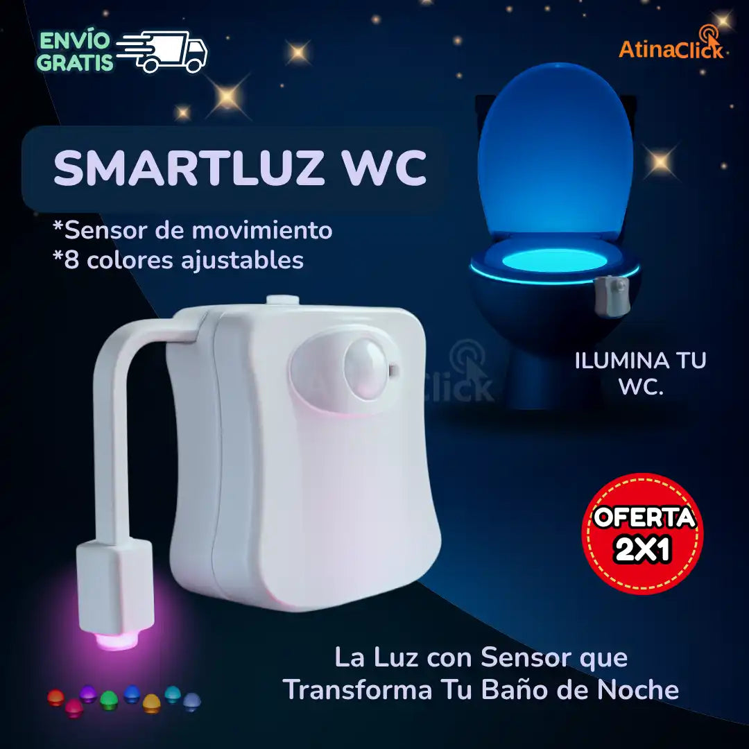 SmartLuz WC™ – Luz de Sensor para Inodoros