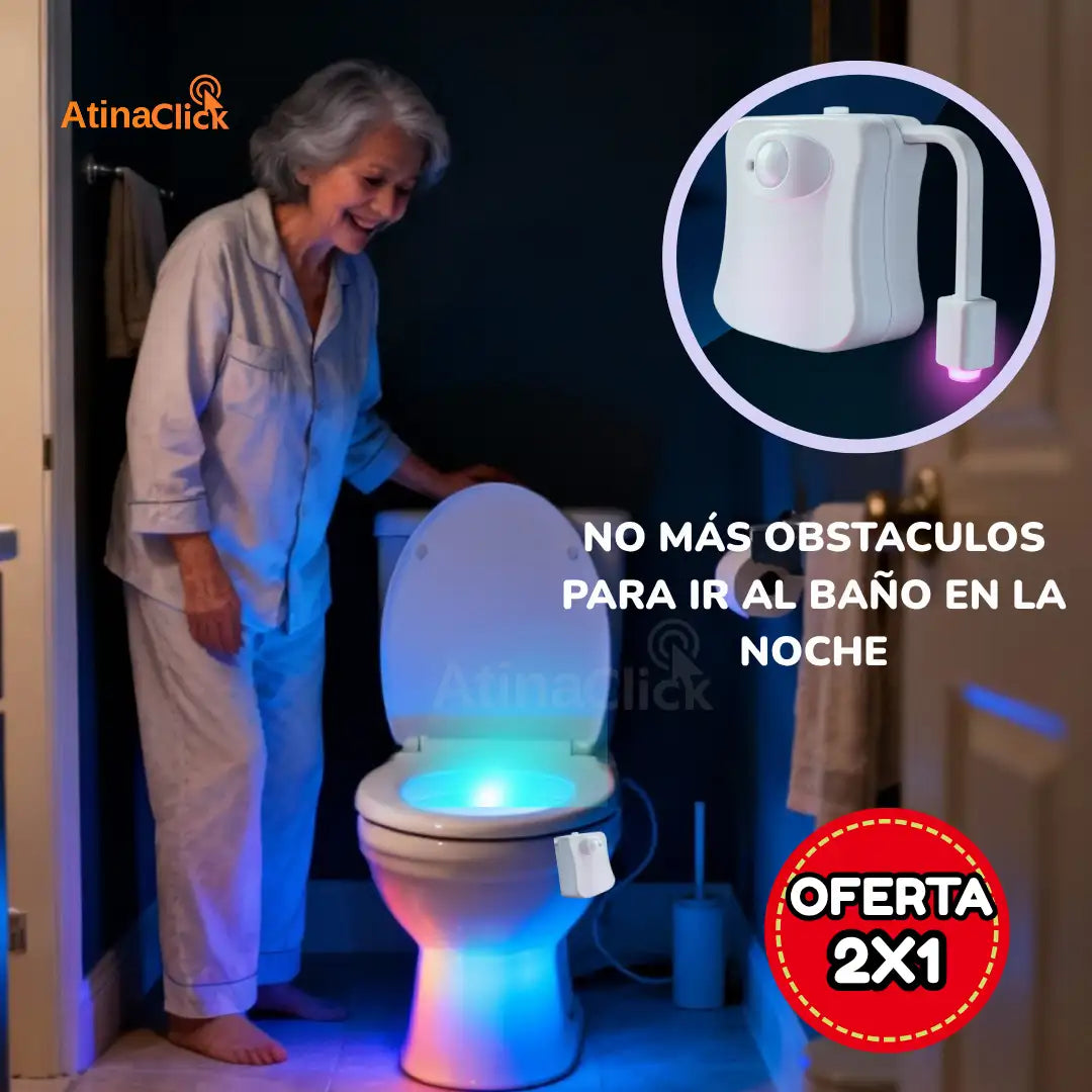 SmartLuz WC™ – Luz de Sensor para Inodoros