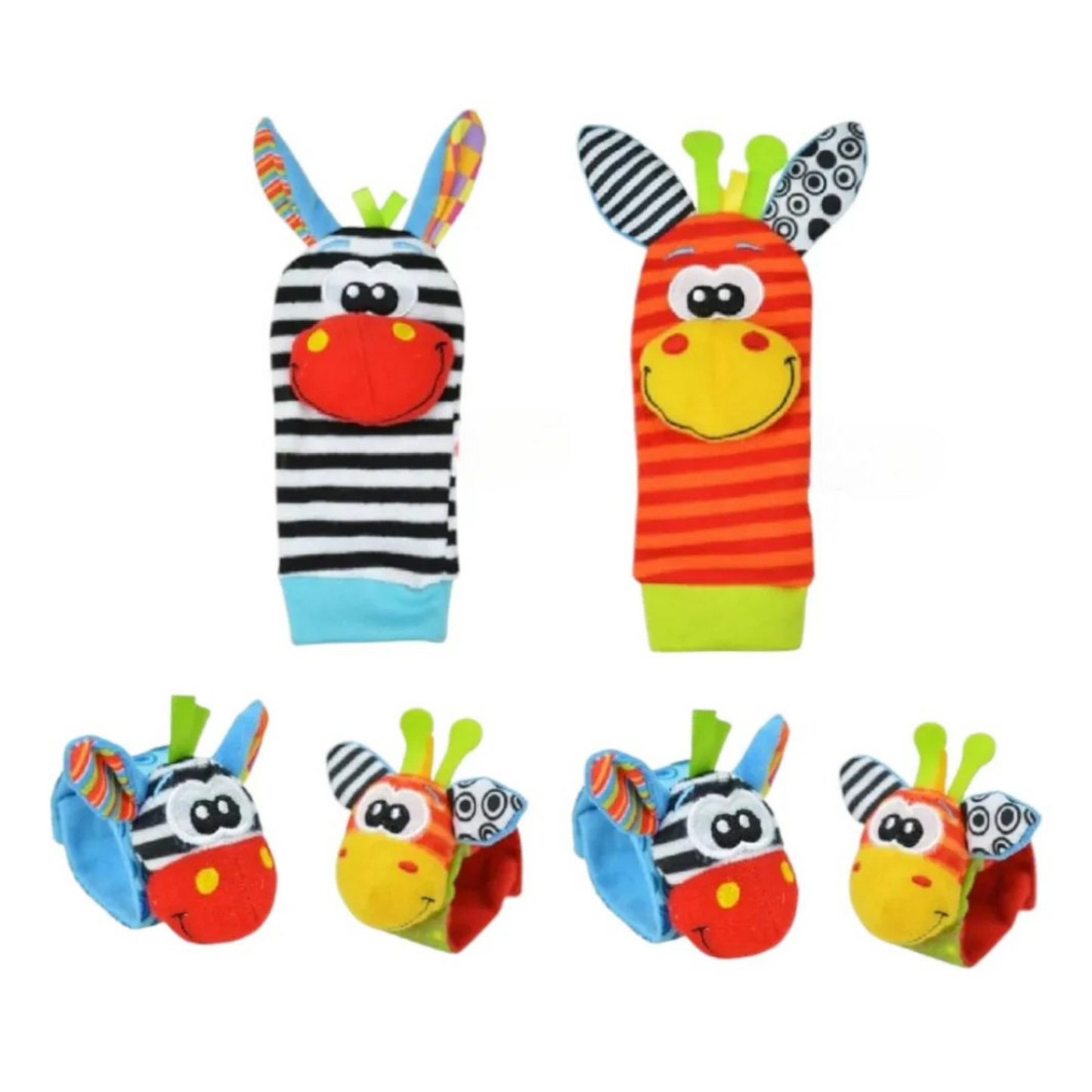 Sonajero de Muñeca y Pies para Bebé RattleFun