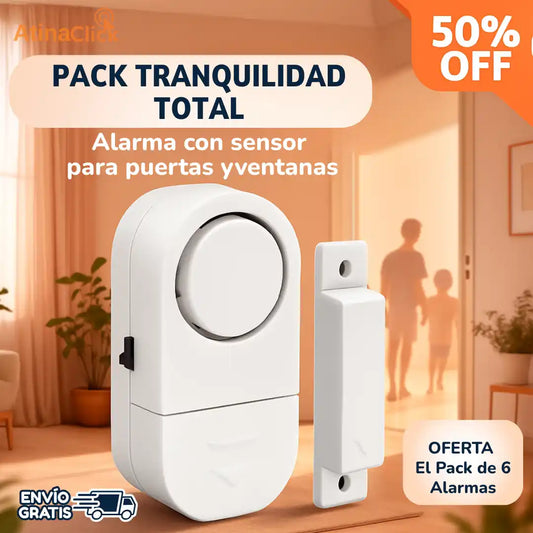 Pack Tranquilidad Total- Alarma para Puertas y Ventanas