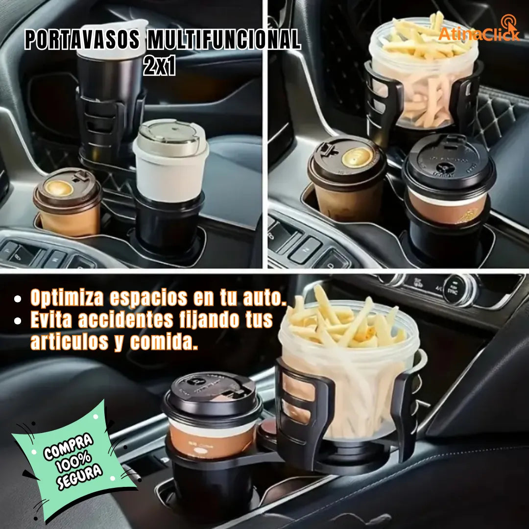 Portavasos Multifuncional para el Auto