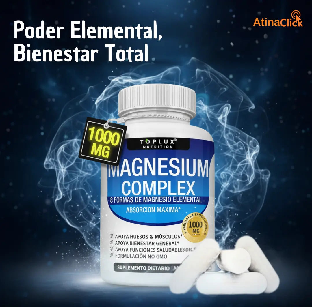Complejo de Magnesio- Suplemento 8 Elemental