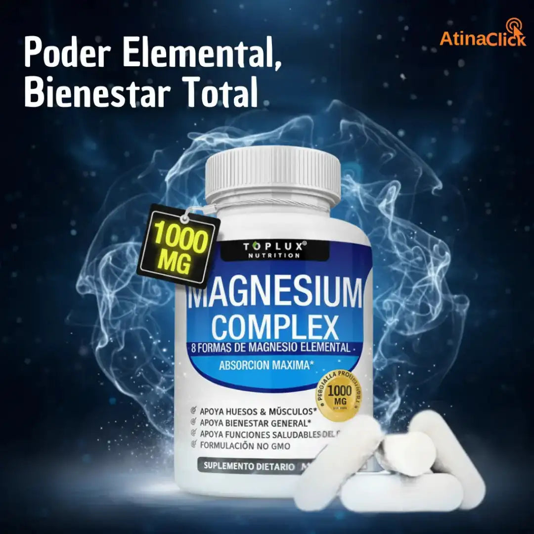 Suplemento de Magnesio Complex 8 en 1