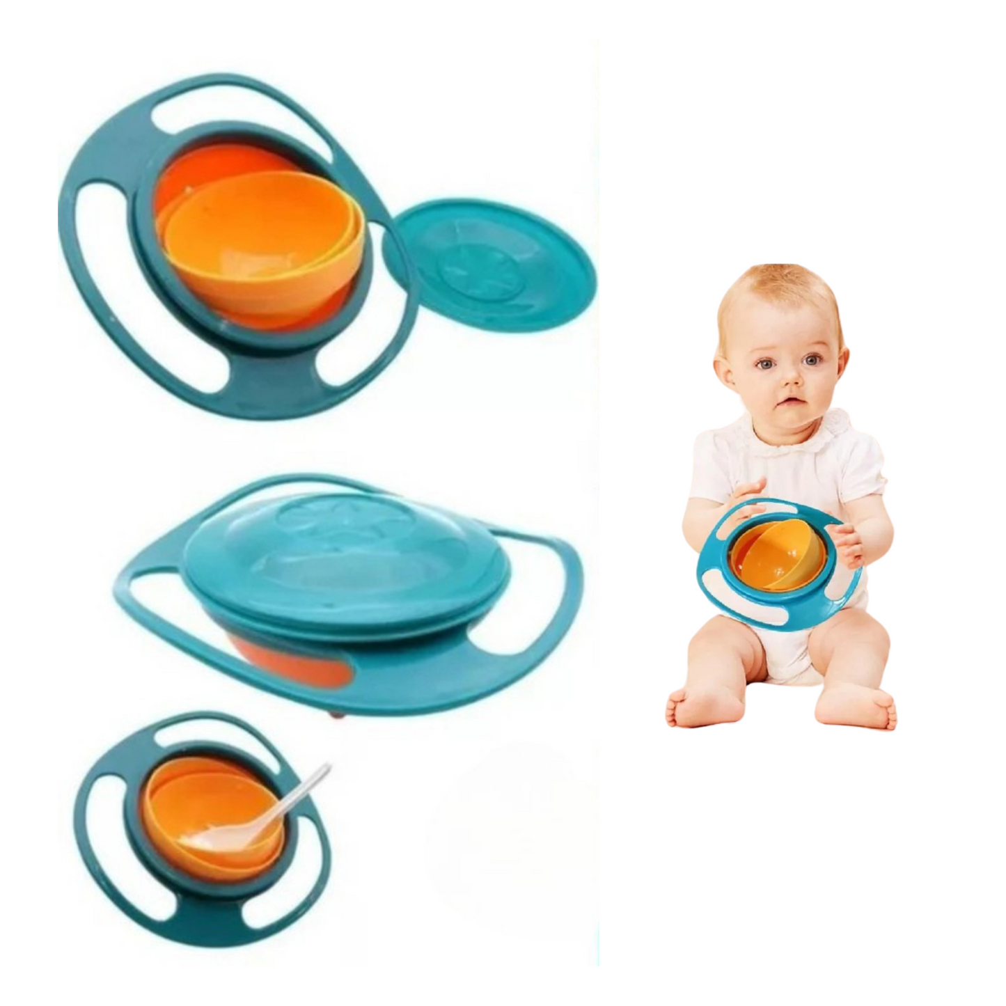 Plato Antiderrame para Bebés y Niños Pequeños