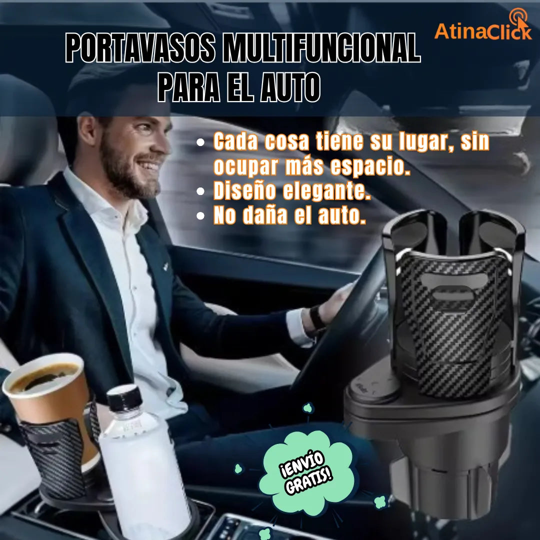 Portavasos Multifuncional para el Auto