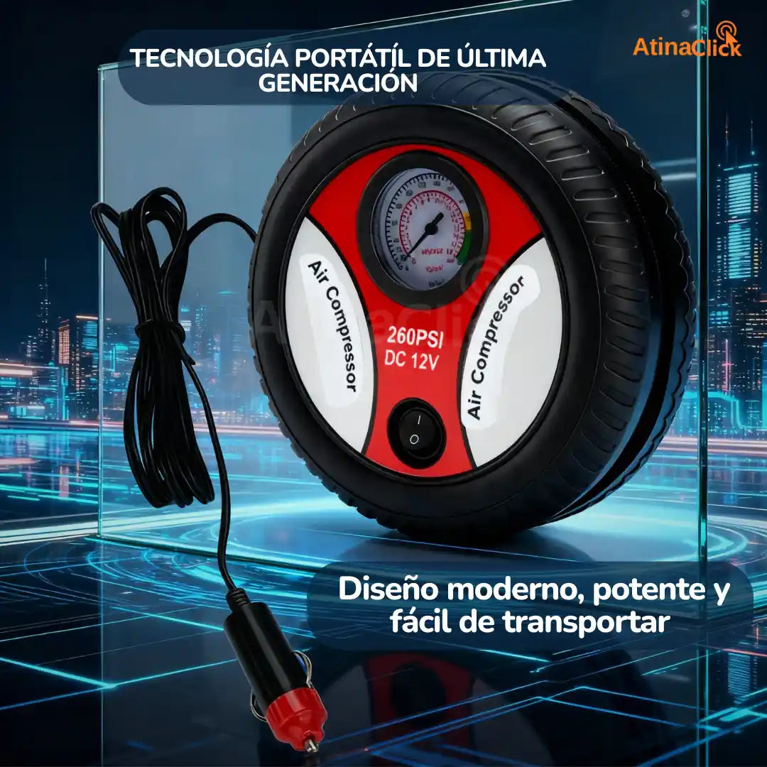 Mini Compresor de Aire Eléctrico