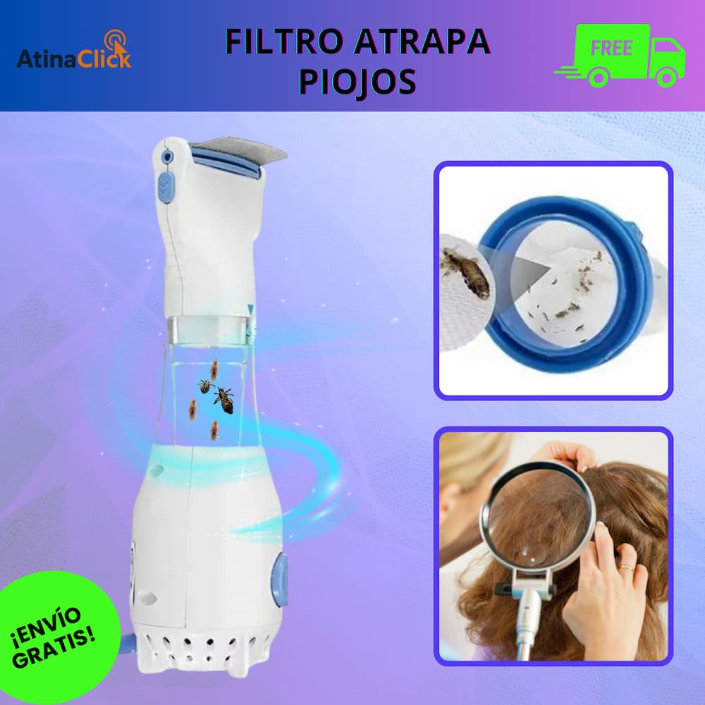 Peine Saca Piojos Eléctrico