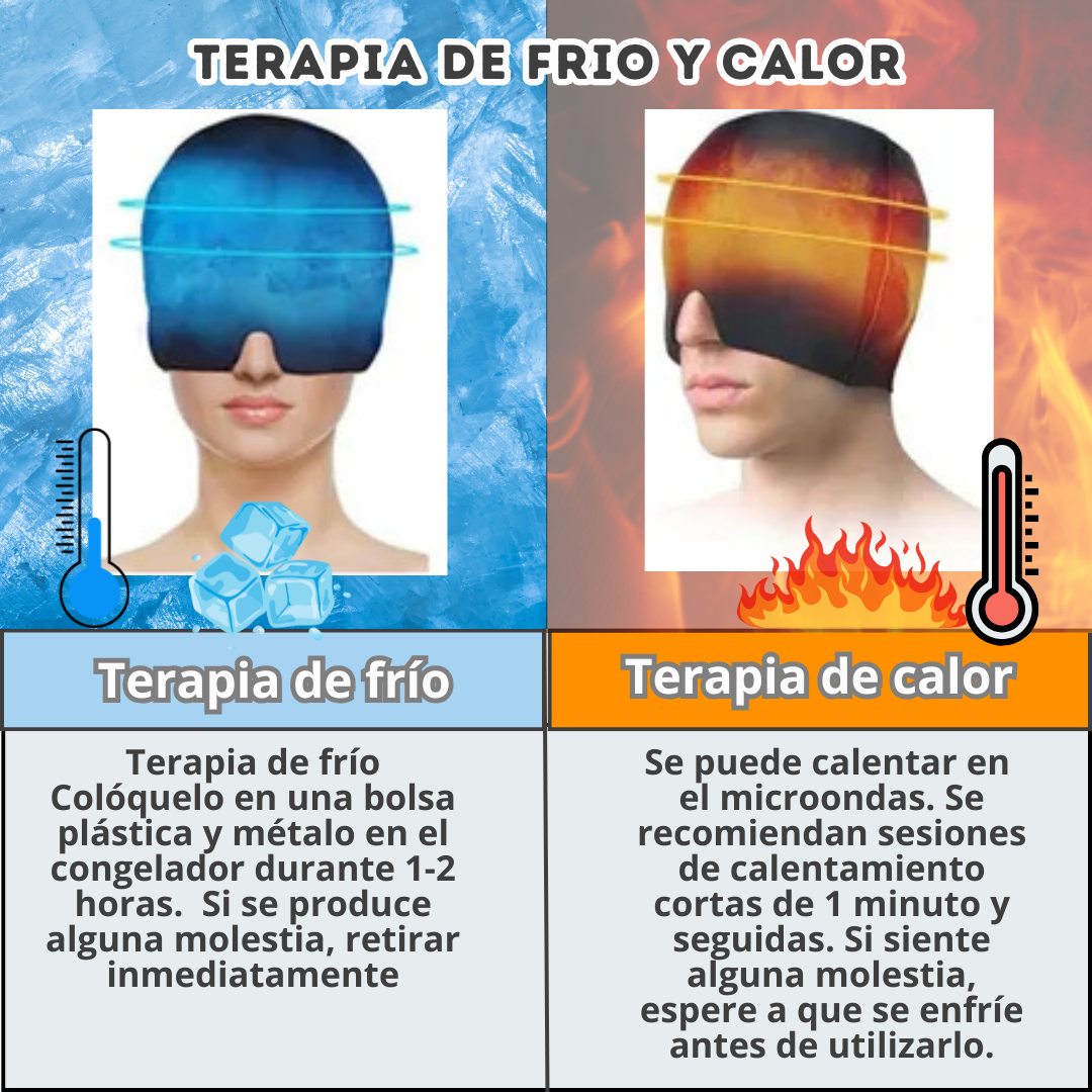 Gorro de Gel Frio y Calor Terapeutico