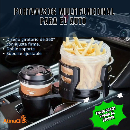 Portavasos Multifuncional para el Auto