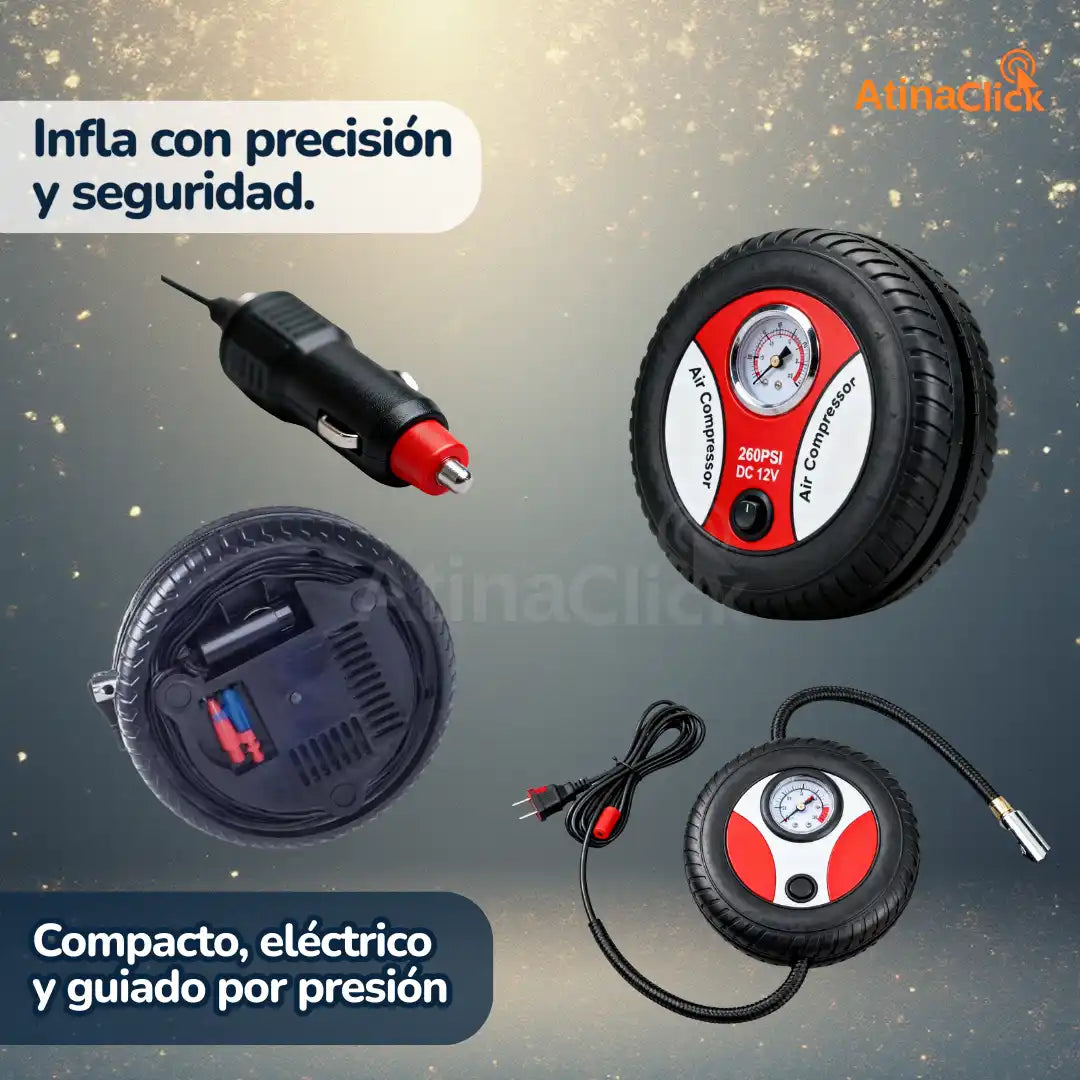 Mini Compresor de Aire Eléctrico